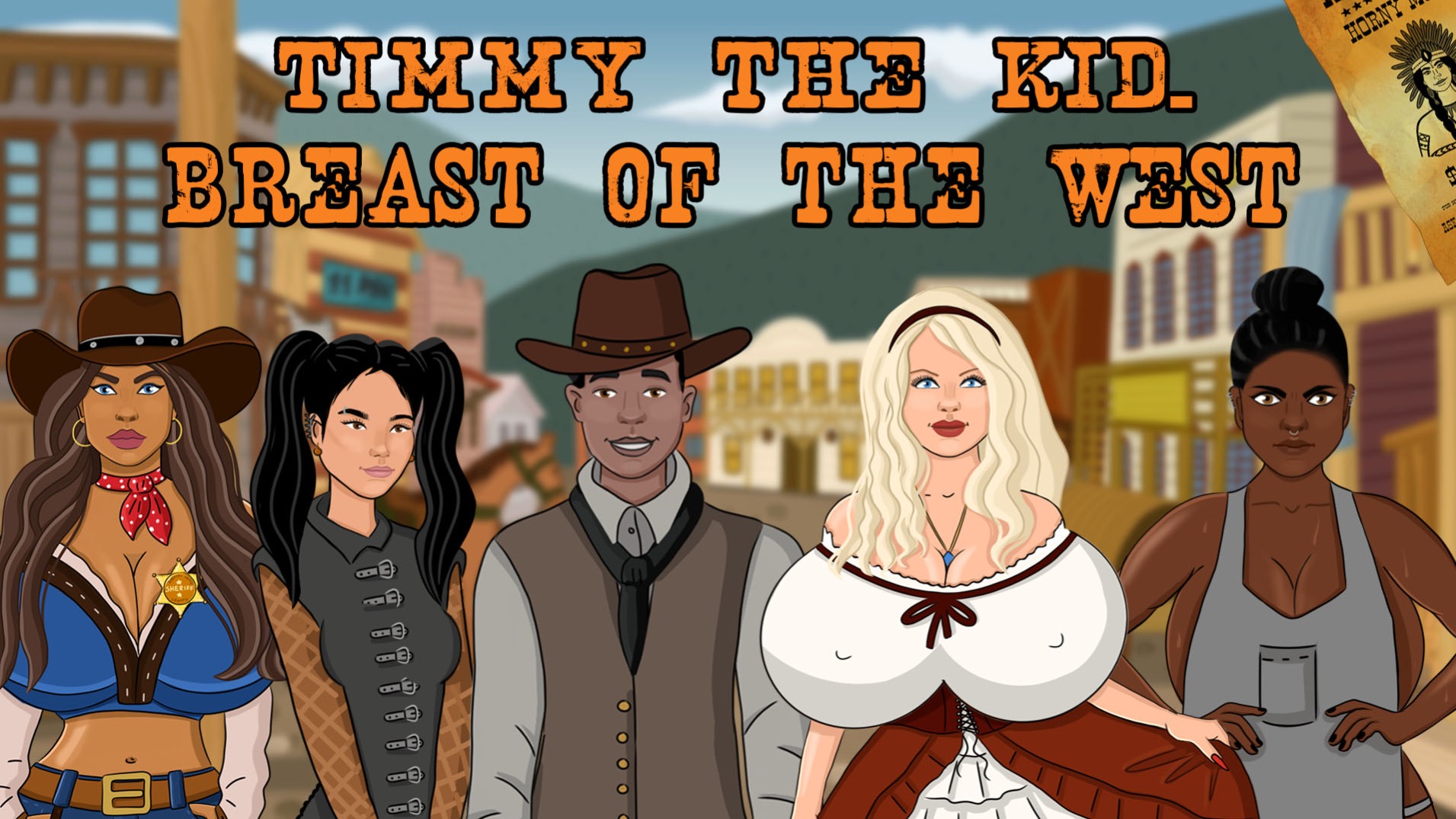 Timmy the Kid. Breast of the West